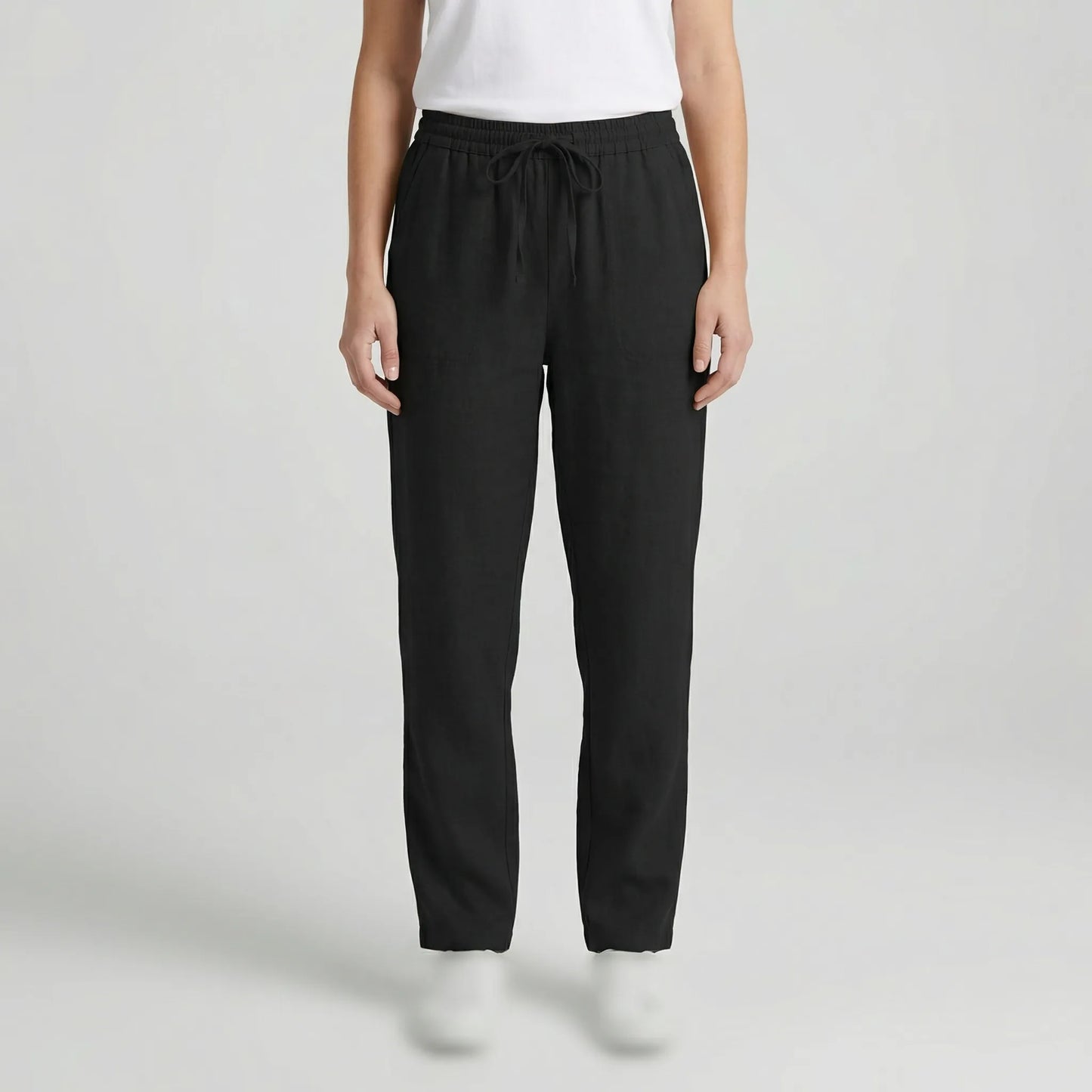 Brezali | Casual Drawstring Waist Trousers