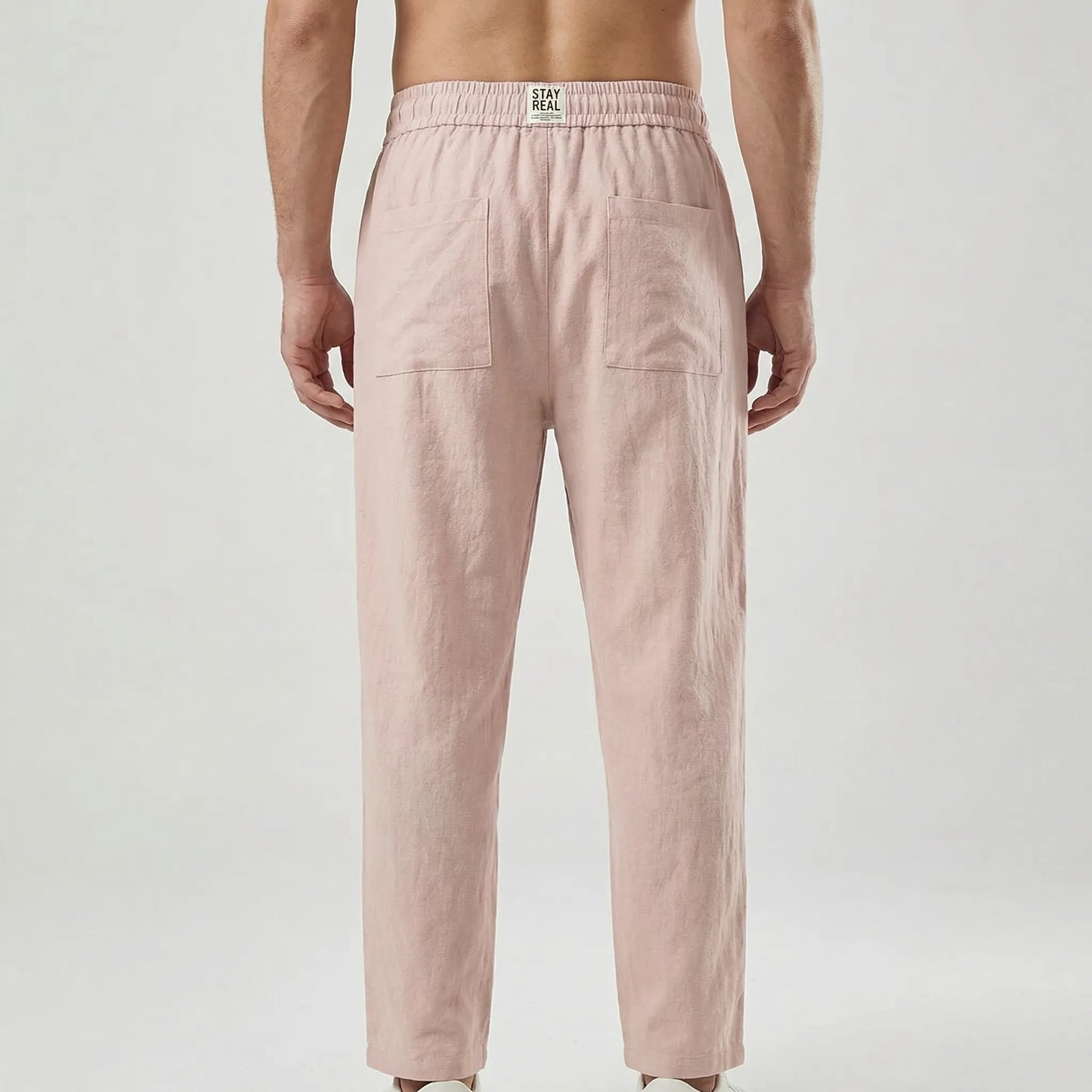 Brezan | Relaxed Fit Elastic Waist Trousers
