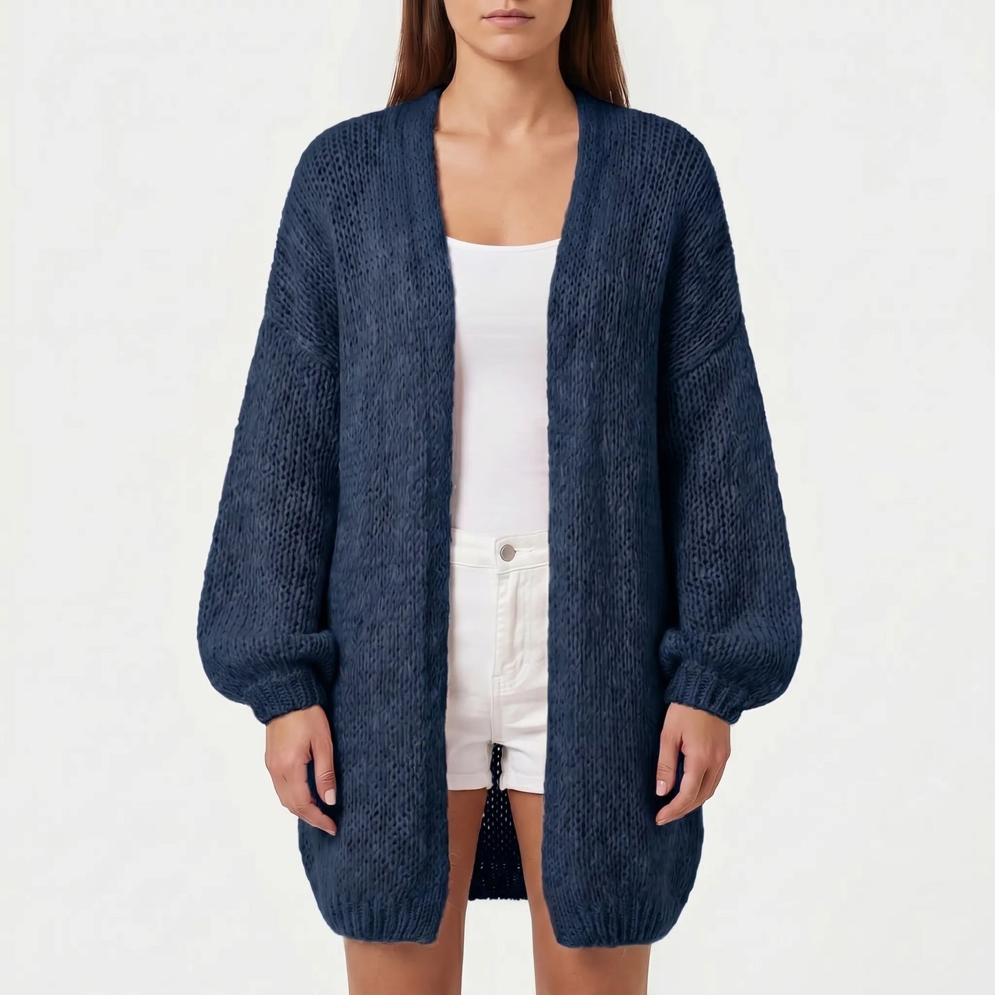 Driftknit | Long Loose-Fit Knit Cardigan