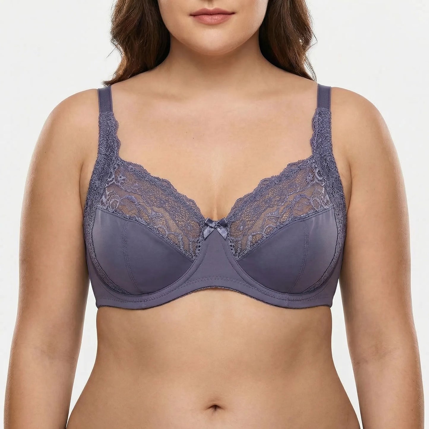 Florielle | Floral Lace Underwire Bra Plus Size