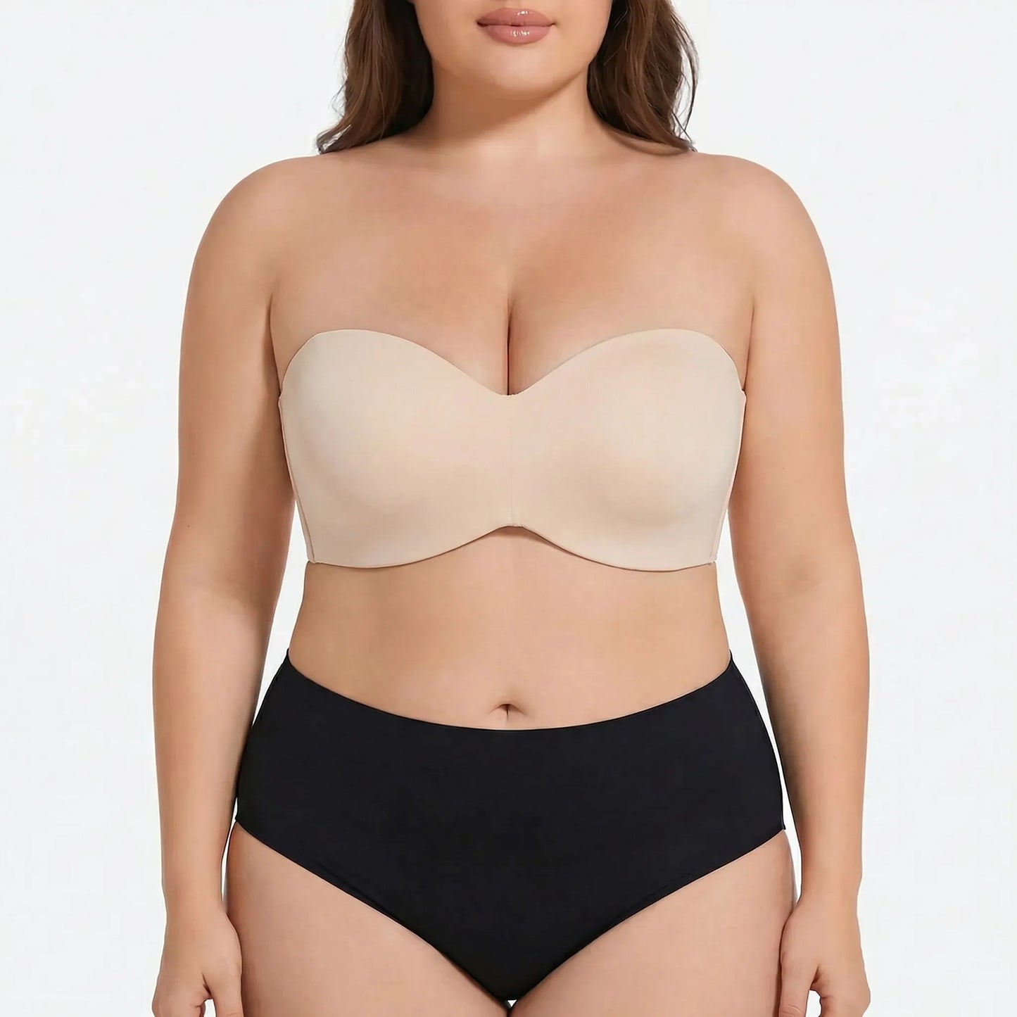 Straluxe | Strapless Underwire Bra For Plus Sizes