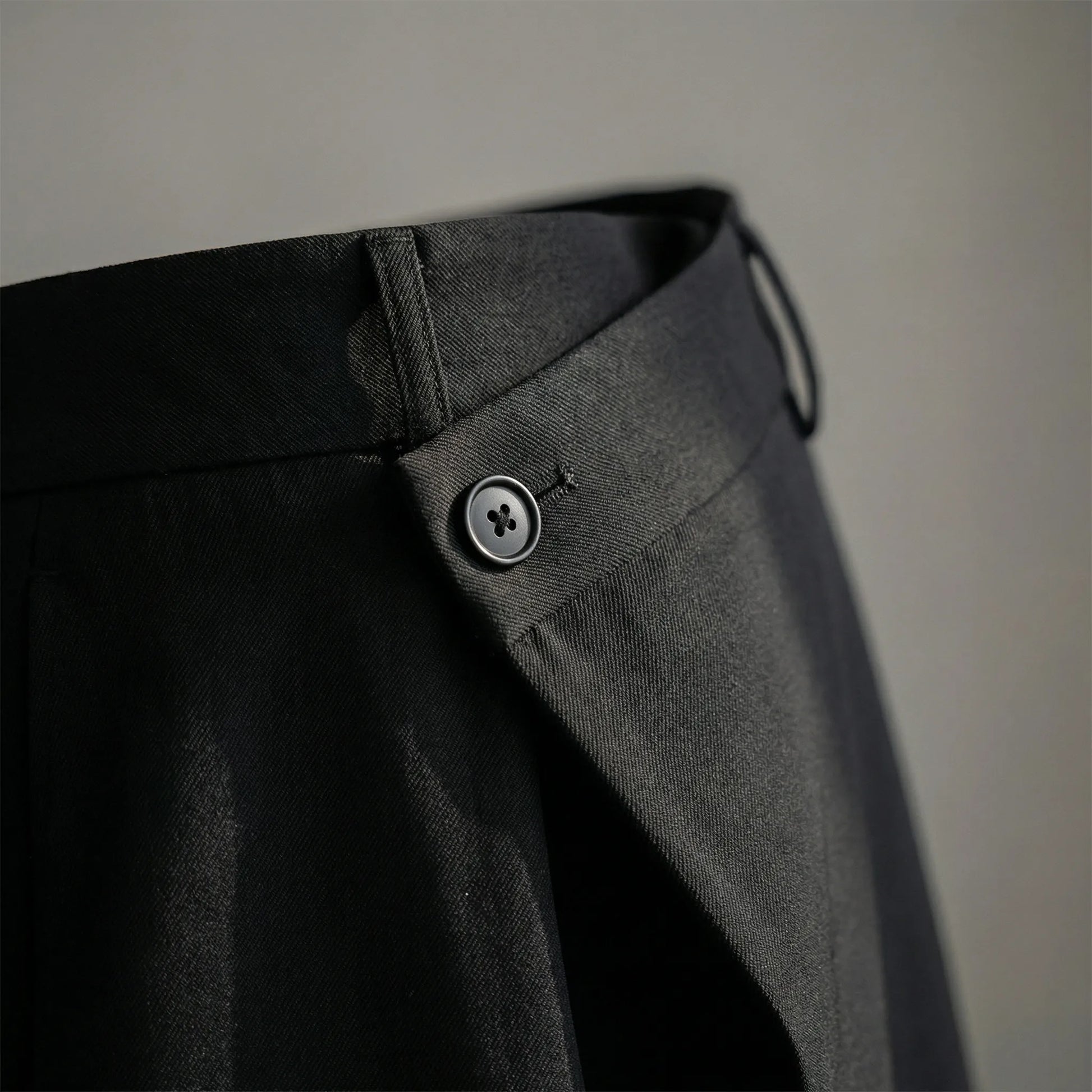 Asymva | Wide-Leg Asymmetric Button Trousers