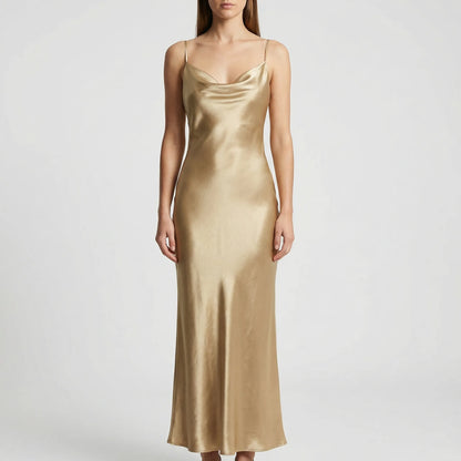 Auriva - Sleeveless High-Waist Maxi Party Dress