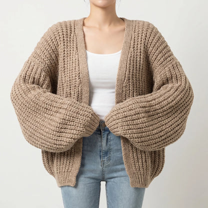Baloura | Oversized Balloon Sleeve Cardigan