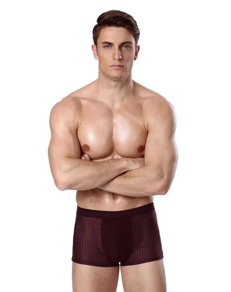 Bamboo Fiber Men's Boxer Shorts | Breathable Comfort 5