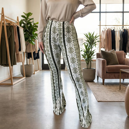 Bellatrix | Printed High-Waist Flared Trousers