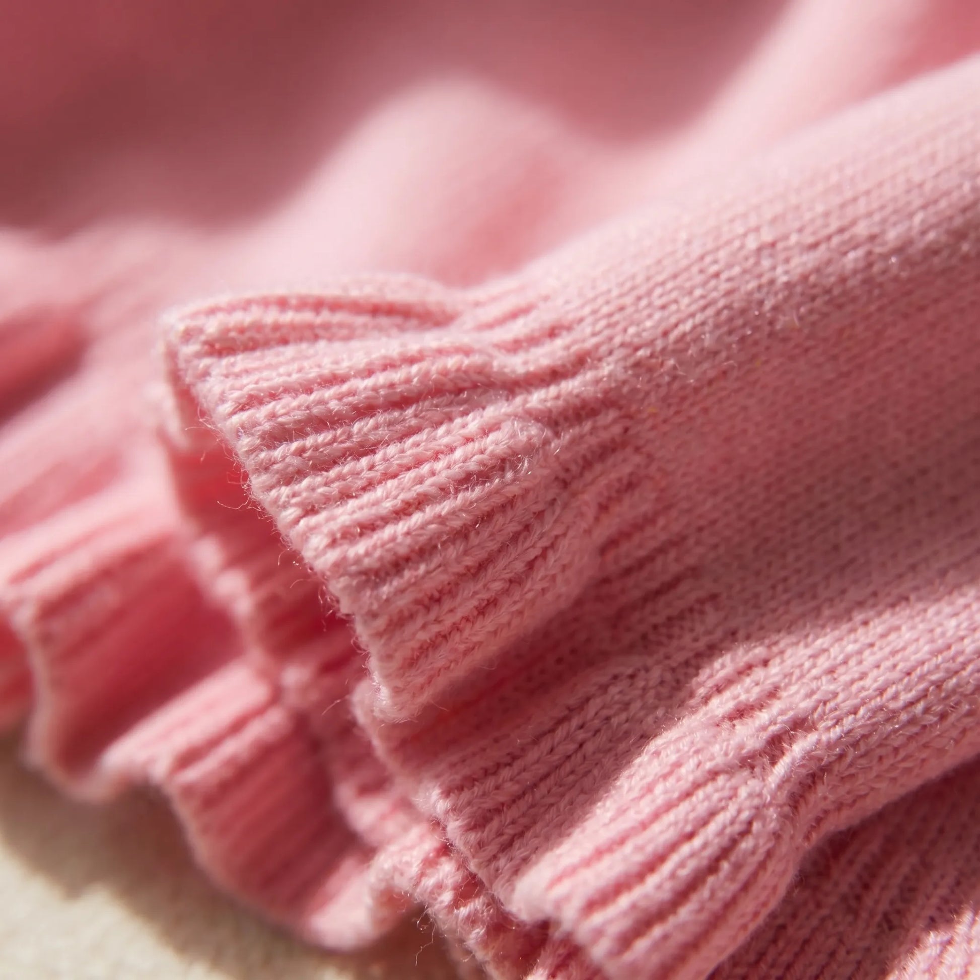 Blushknit | Slim Fit Ruffle Trim Cardigan