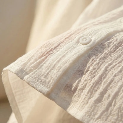 Breezella | Batwing Sleeve Button-Front Shirt Dress