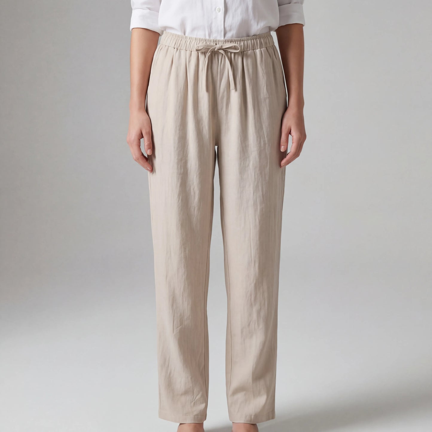 Breezlyn - Relaxed-Fit Drawstring Waist Trousers