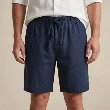 Brevalo - Relaxed Fit Drawstring Waist Shorts
