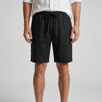 Brevalo - Relaxed Fit Drawstring Waist Shorts
