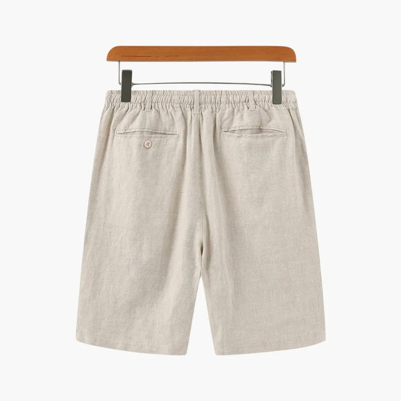 Brevalo - Relaxed Fit Drawstring Waist Shorts