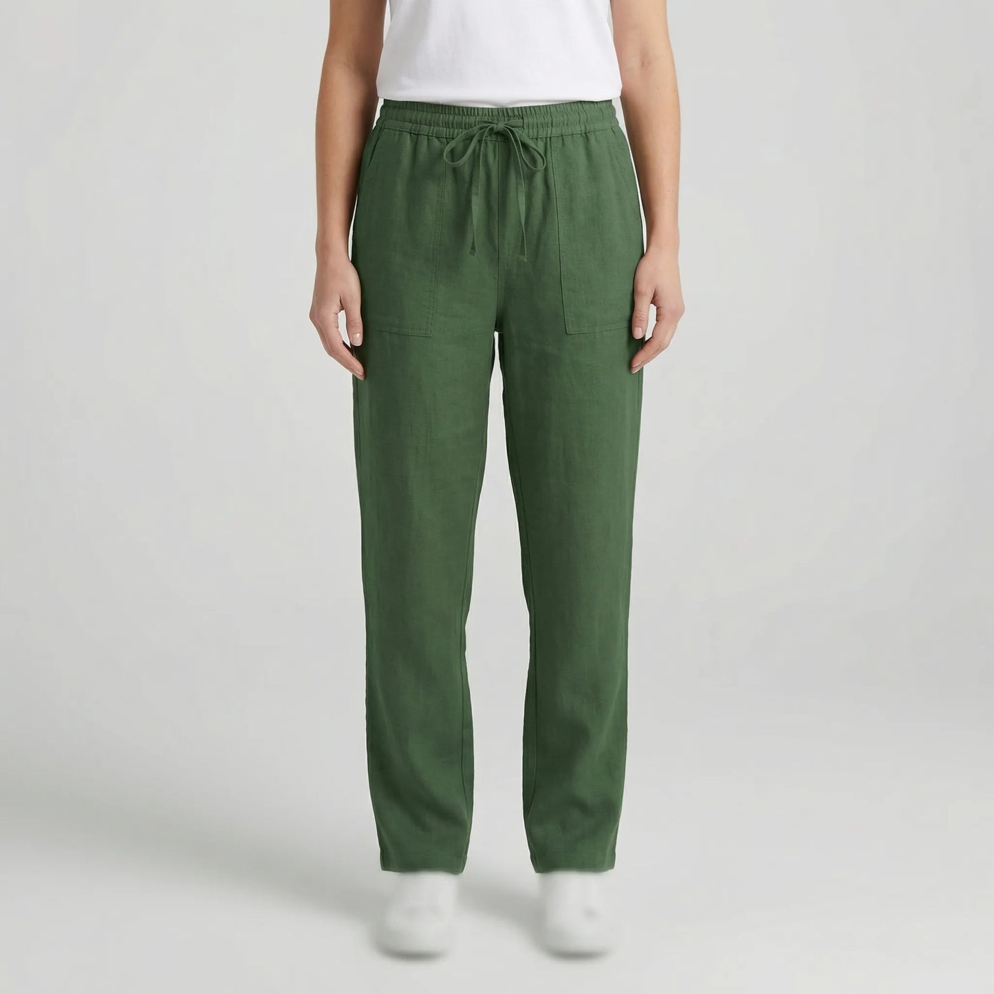 Brezali | Casual Drawstring Waist Trousers