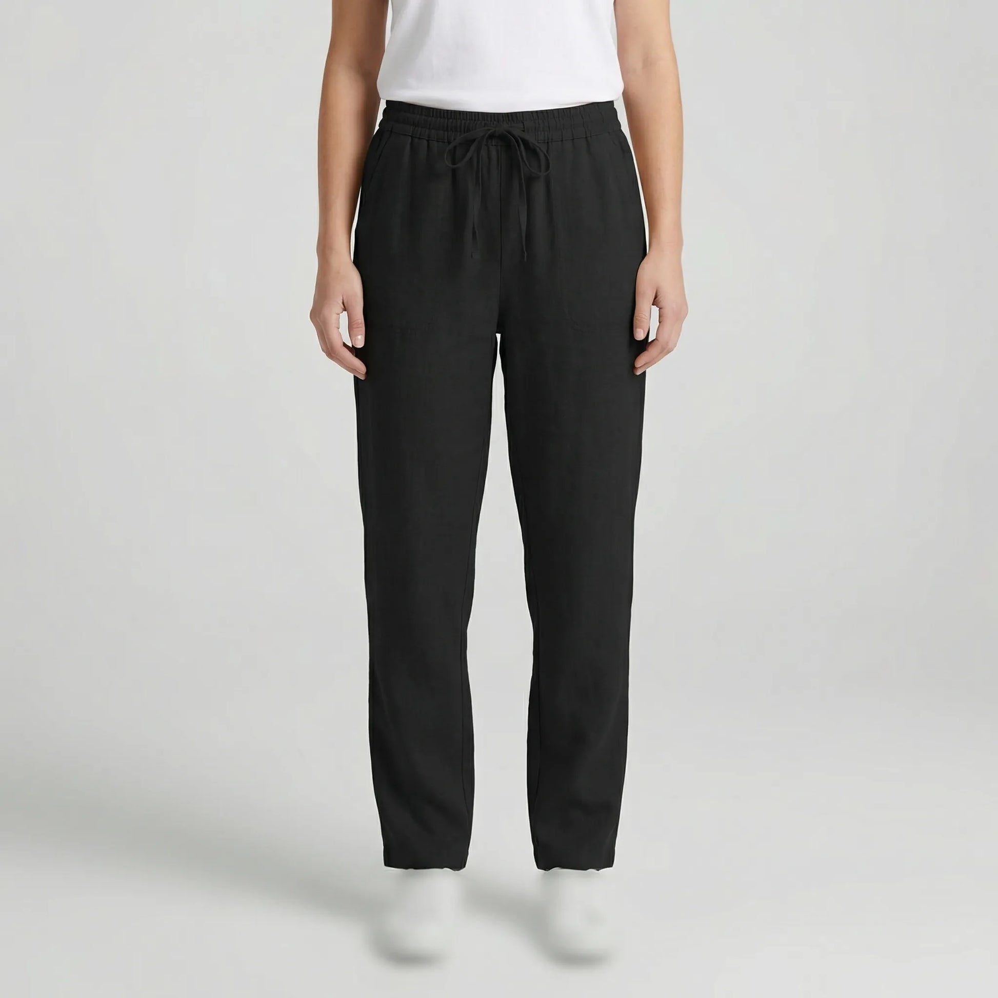Brezali | Casual Drawstring Waist Trousers