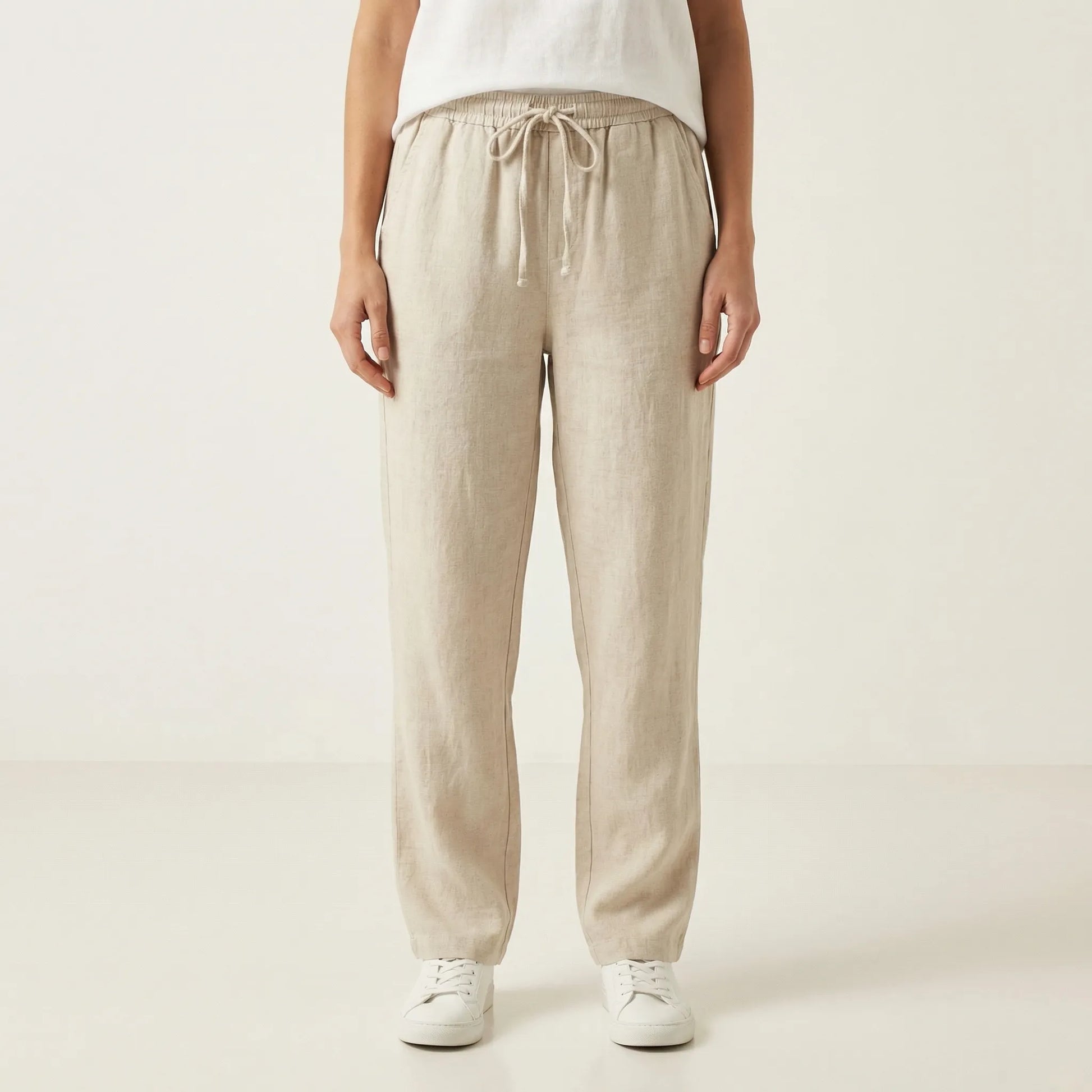 Brezali | Casual Drawstring Waist Trousers