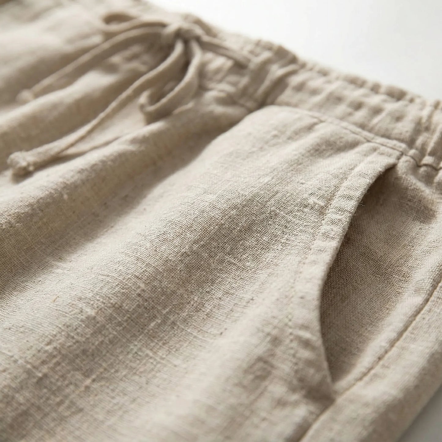 Brezali | Casual Drawstring Waist Trousers