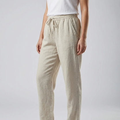 Brezali | Casual Drawstring Waist Trousers