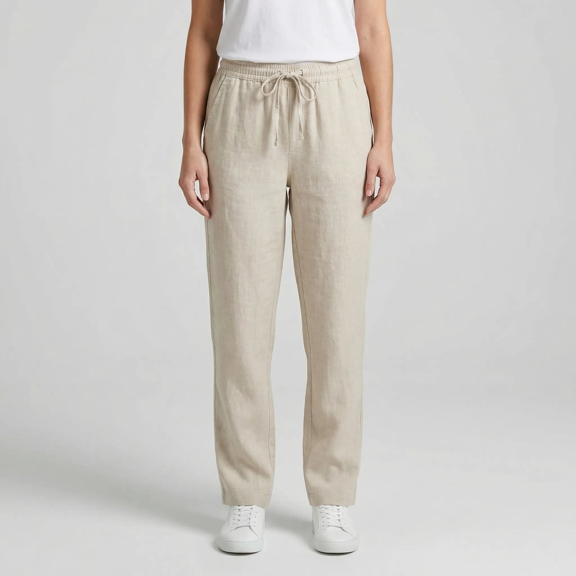 Brezali | Casual Drawstring Waist Trousers