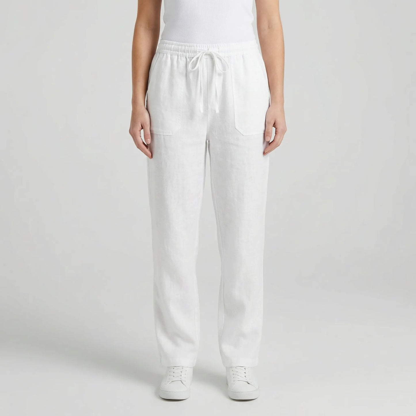 Brezali | Casual Drawstring Waist Trousers