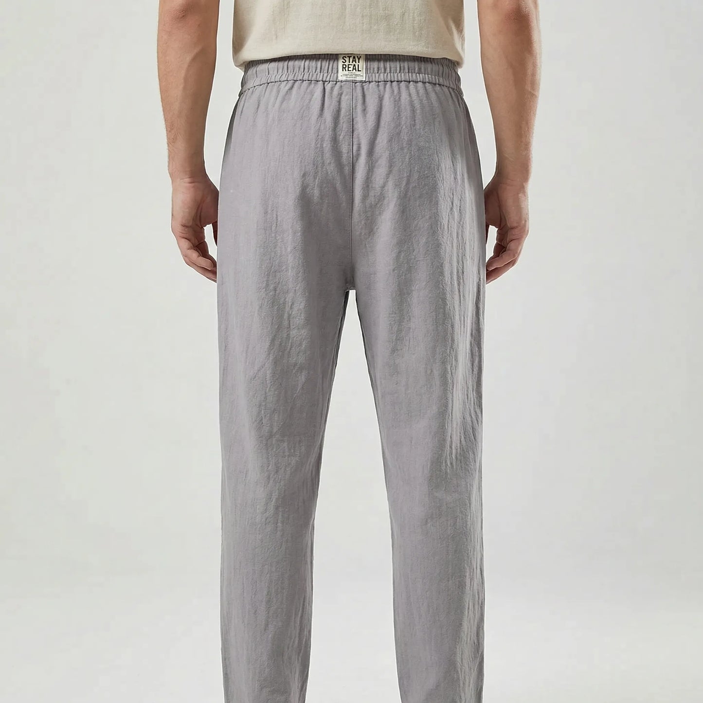 Brezan | Relaxed Fit Elastic Waist Trousers