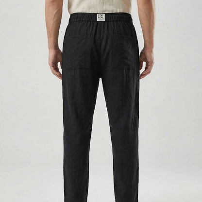Brezan | Relaxed Fit Elastic Waist Trousers