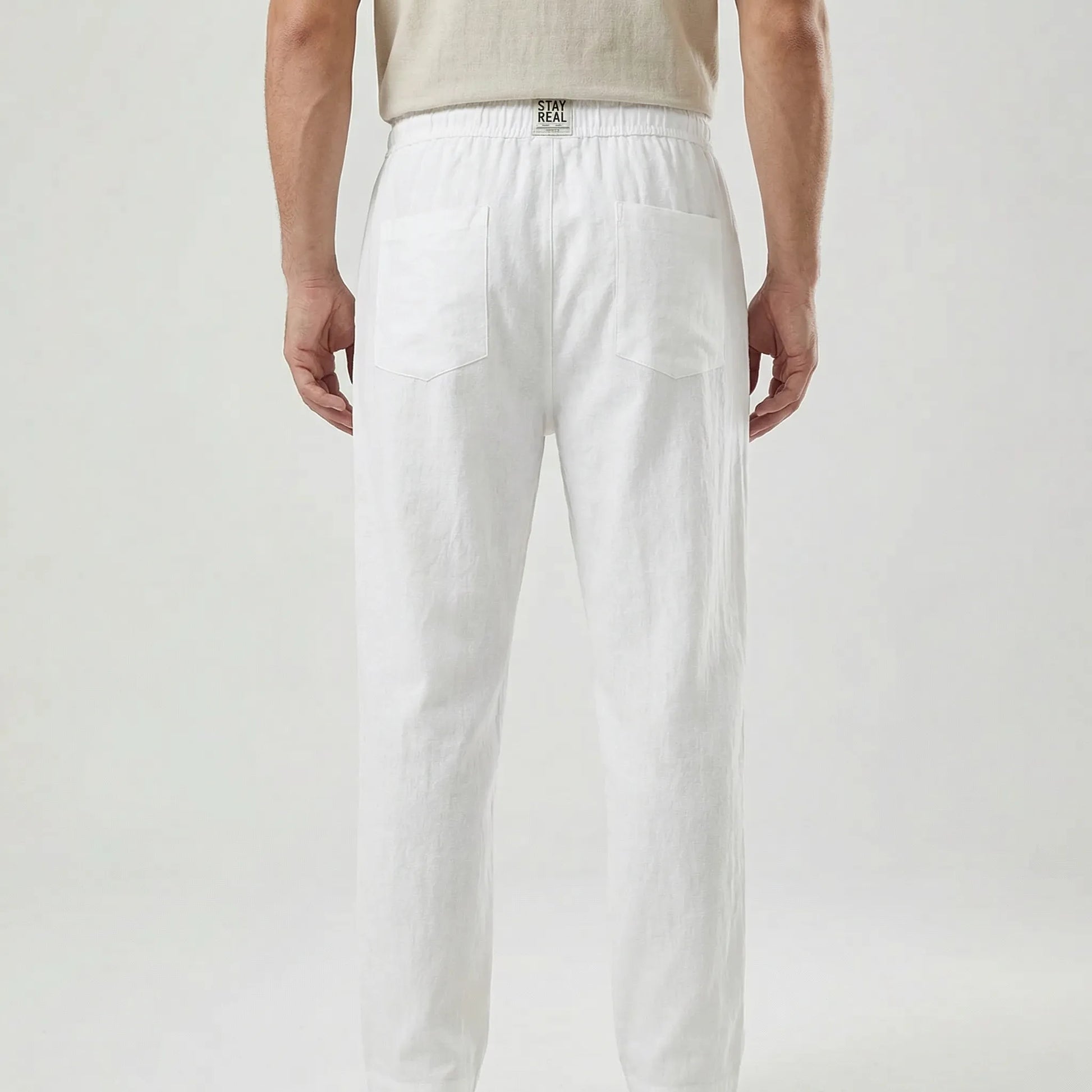 Brezan | Relaxed Fit Elastic Waist Trousers