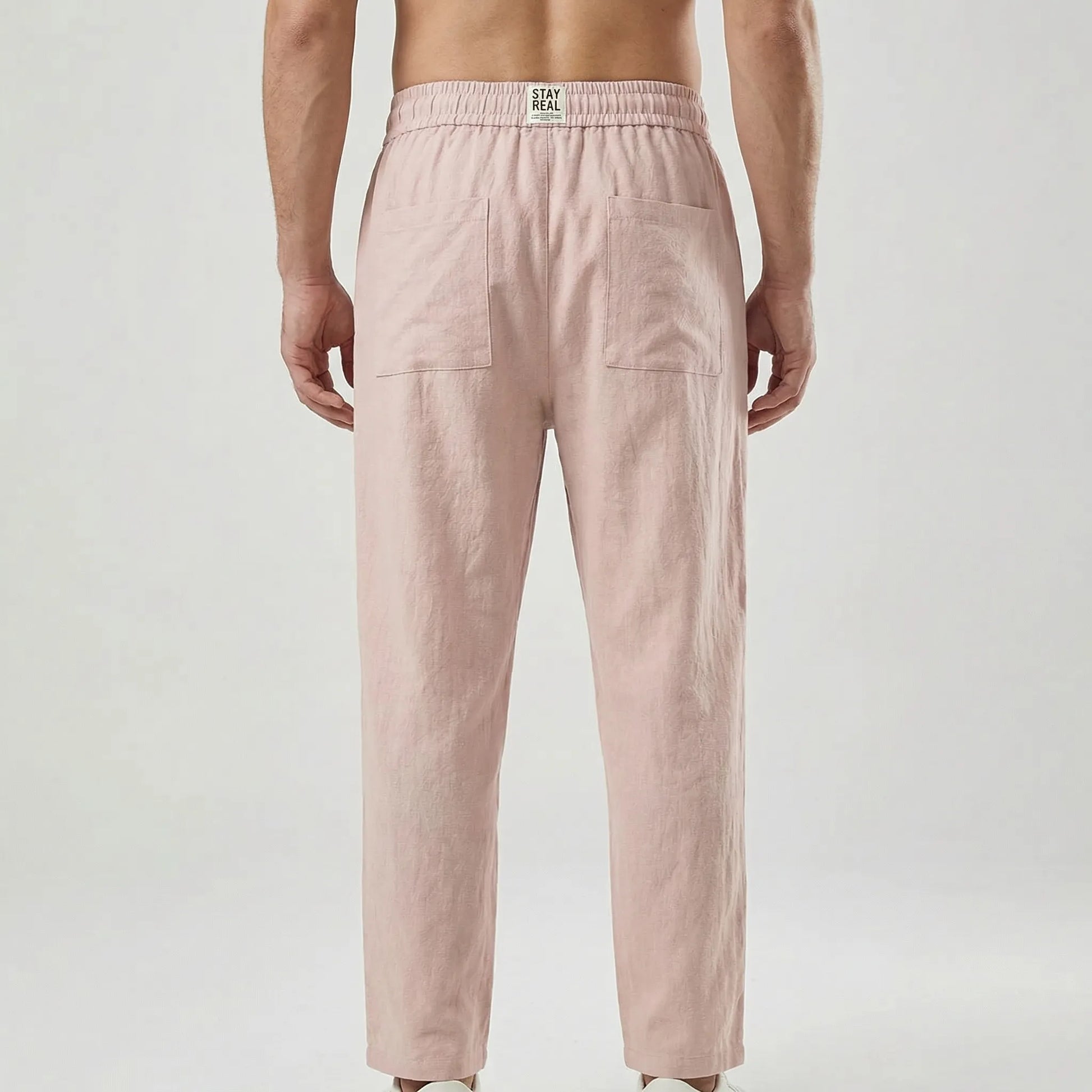 Brezan | Relaxed Fit Elastic Waist Trousers
