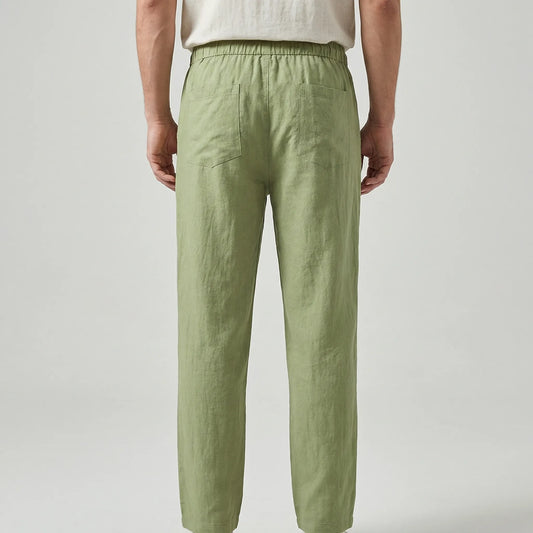 Brezan | Relaxed Fit Elastic Waist Trousers
