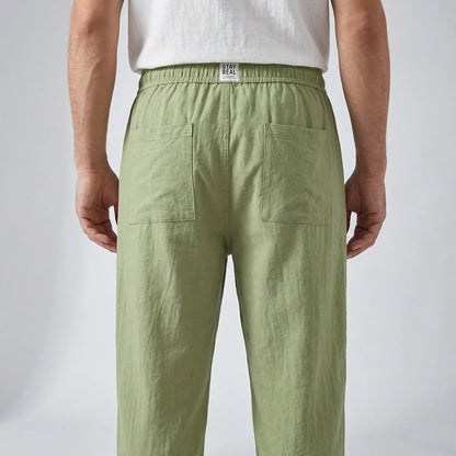Brezan | Relaxed Fit Elastic Waist Trousers