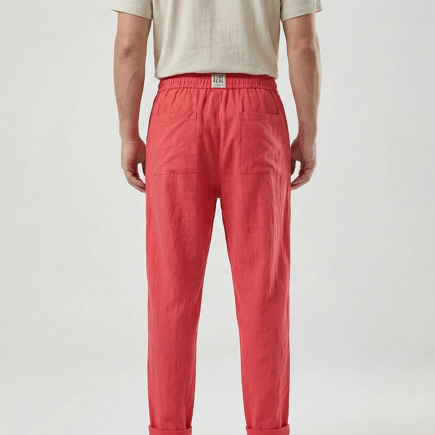 Brezan | Relaxed Fit Elastic Waist Trousers