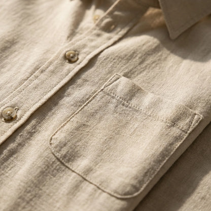 Brezzelo | Long Sleeve Button-Up Casual Shirt