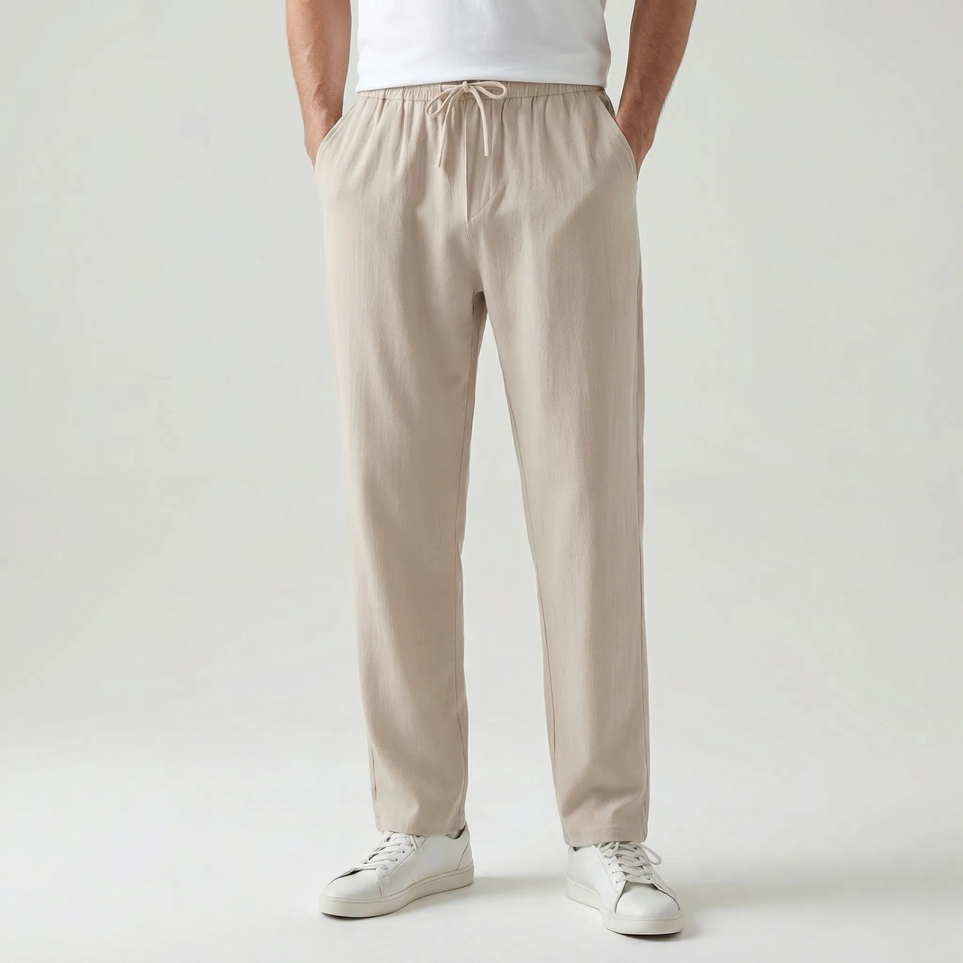 Brezzon | Relaxed Fit Drawstring Trousers