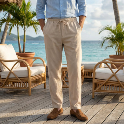 Brezzon | Relaxed Fit Drawstring Trousers
