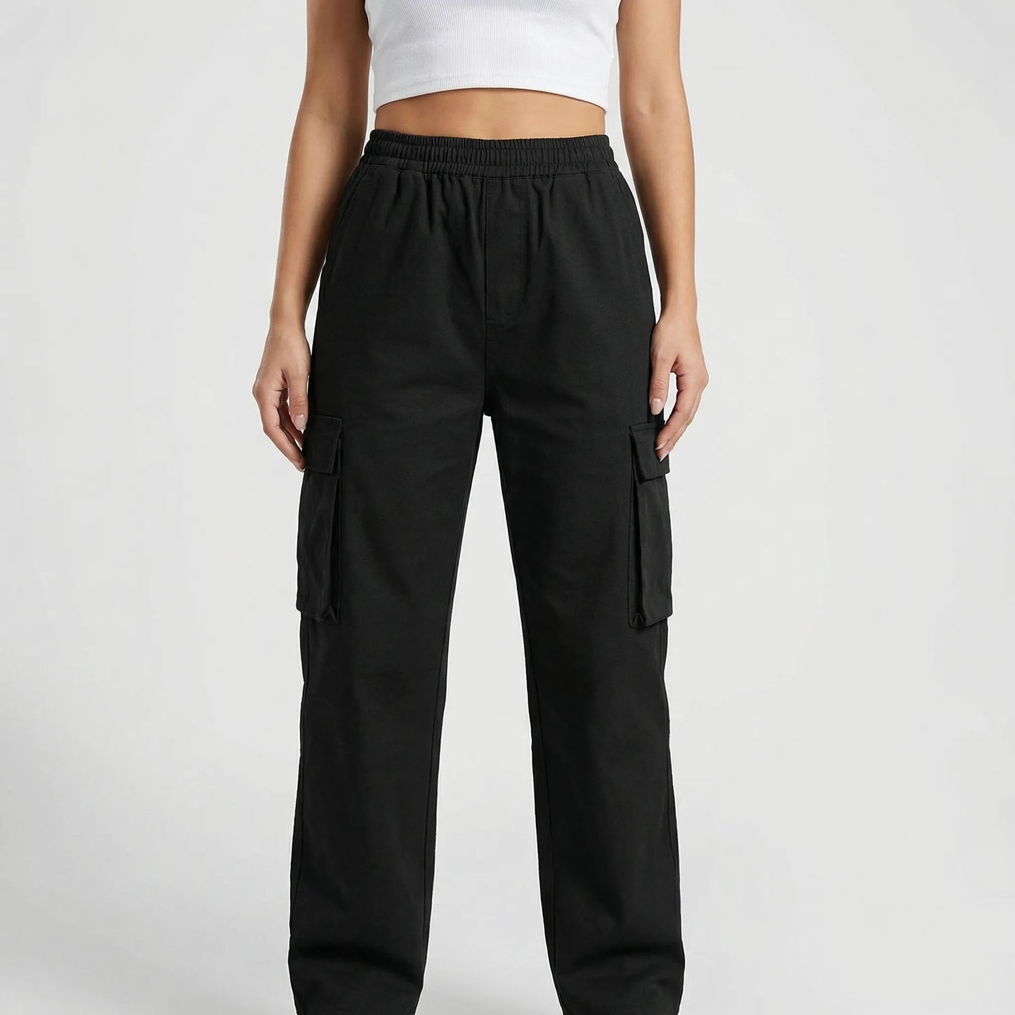 Cargova | High-Waist Wide-Leg Cargo Pants