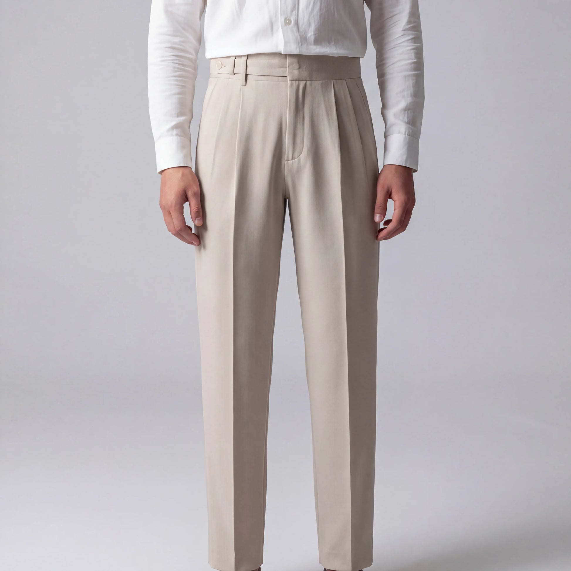 Clarendon - Tailored Pleated Trousers For Men