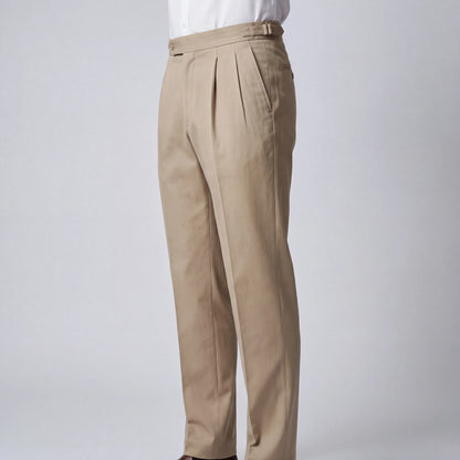 Clarendon - Tailored Pleated Trousers For Men