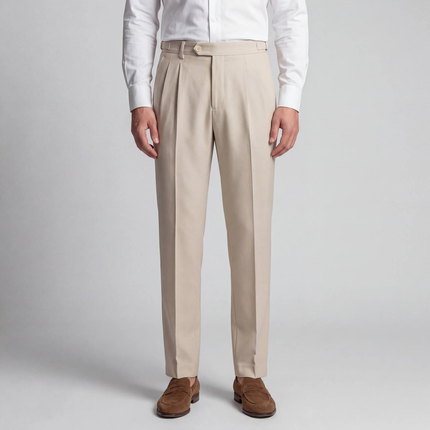 Clarendon - Tailored Pleated Trousers For Men