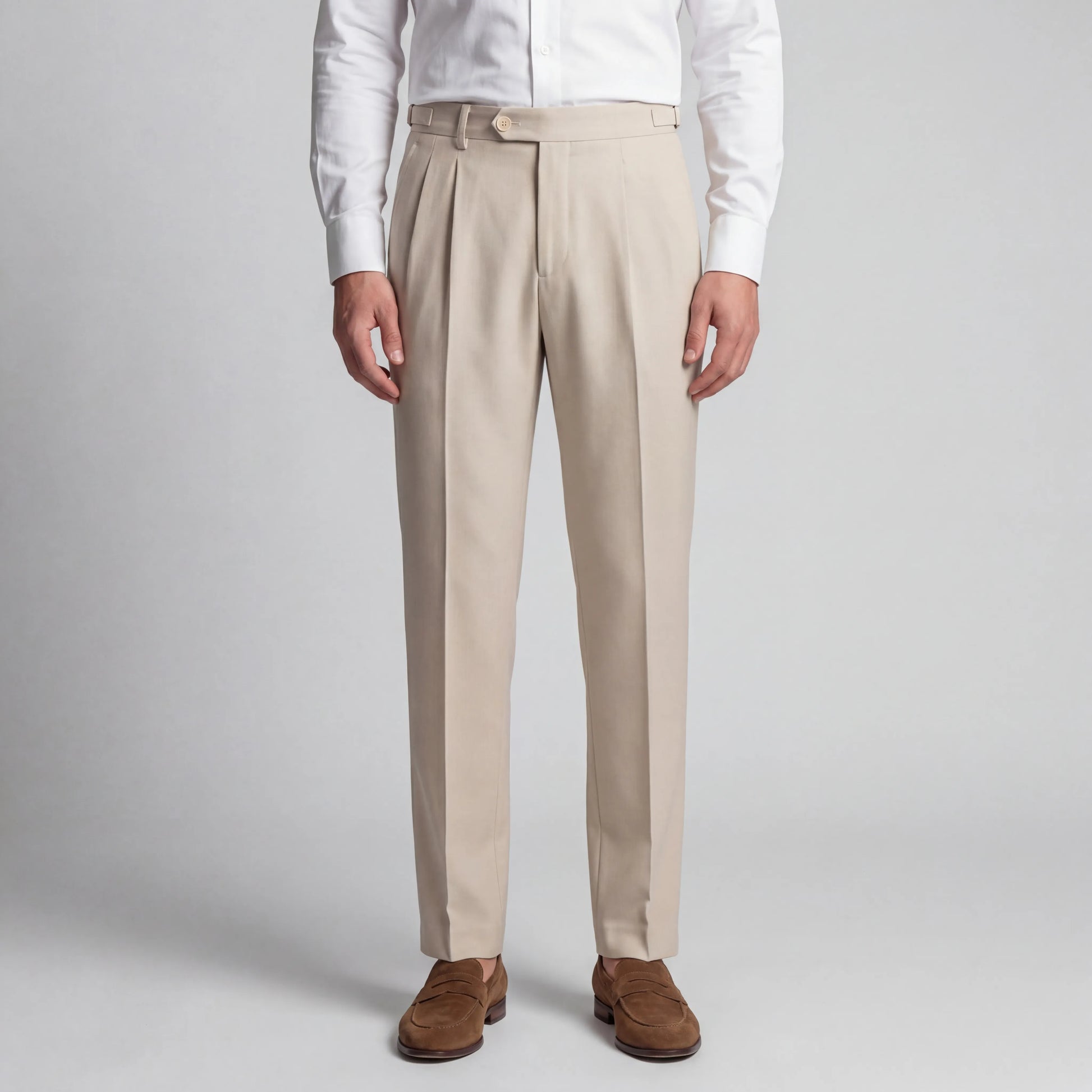 Clarendon - Tailored Pleated Trousers For Men