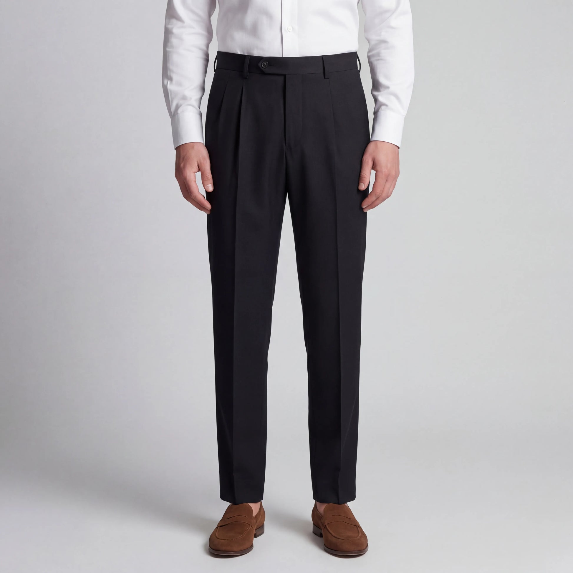 Clarendon - Tailored Pleated Trousers For Men