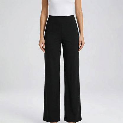 Clarixa | High-Waist Straight-Leg Trousers