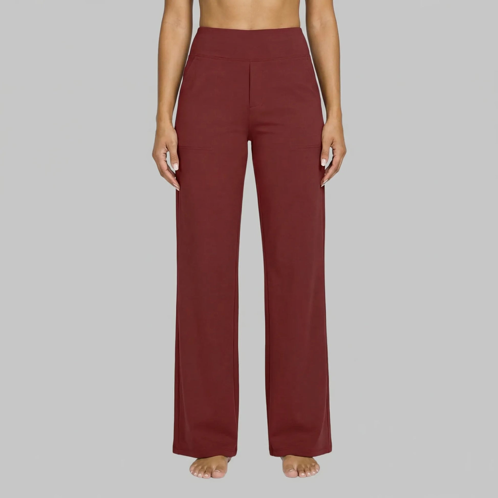 Clarixa | High-Waist Straight-Leg Trousers