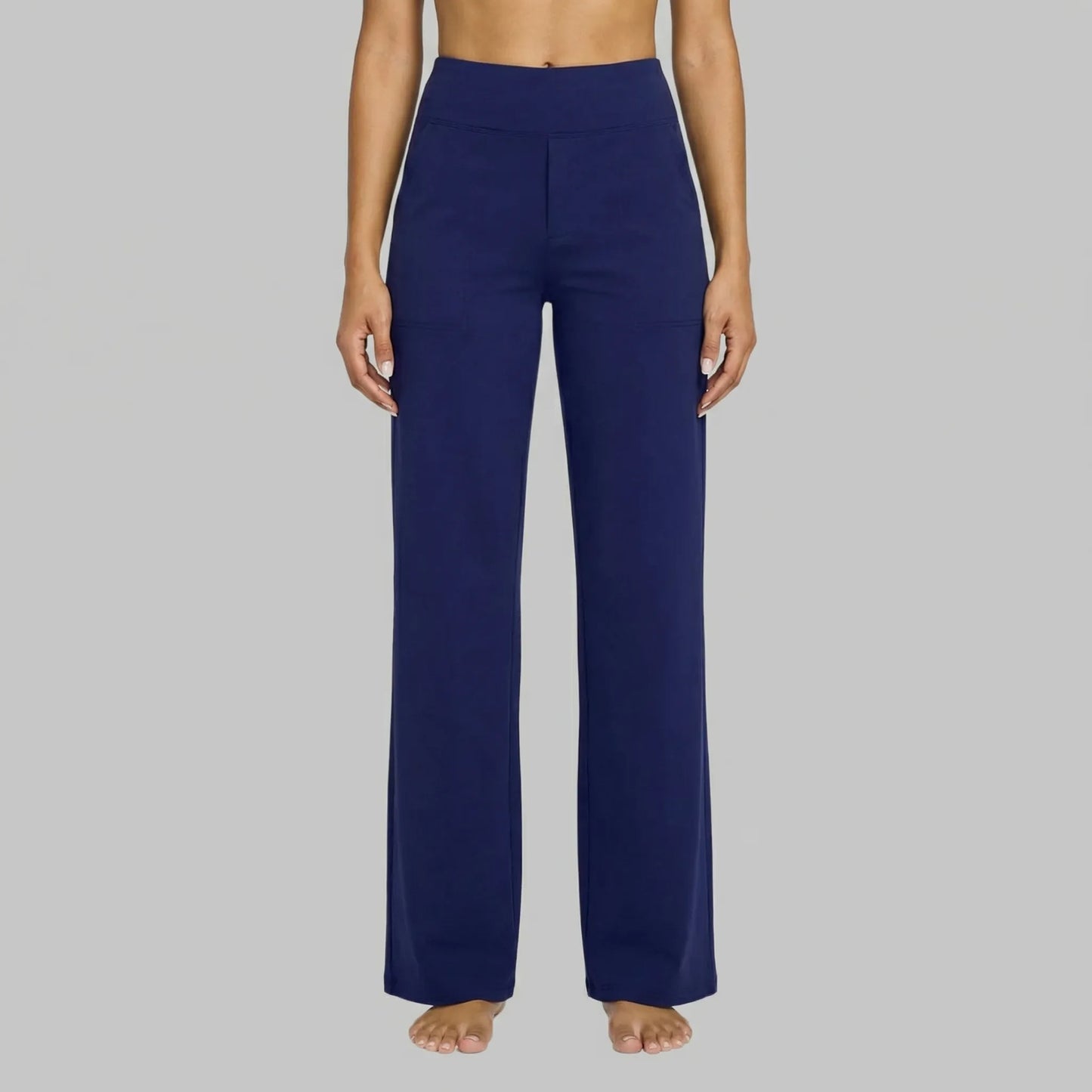 Clarixa | High-Waist Straight-Leg Trousers