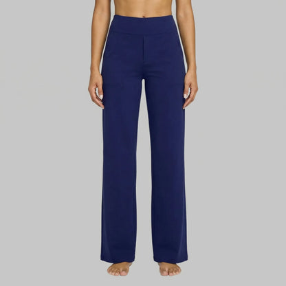 Clarixa | High-Waist Straight-Leg Trousers