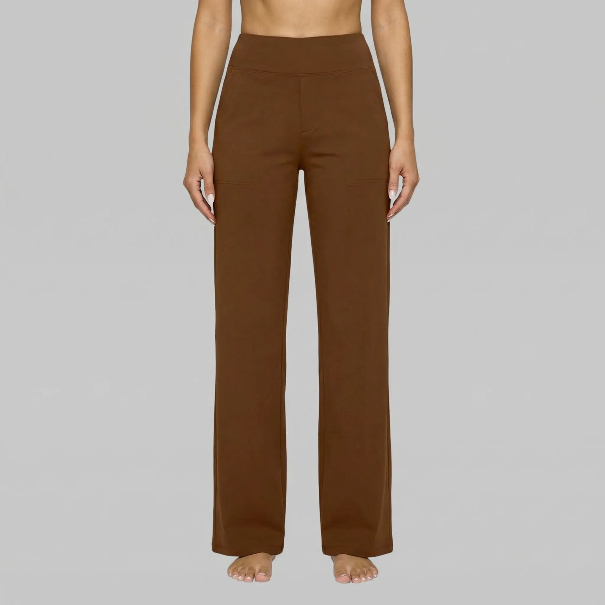 Clarixa | High-Waist Straight-Leg Trousers