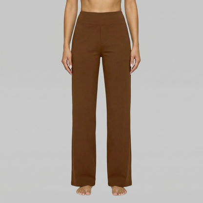 Clarixa | High-Waist Straight-Leg Trousers