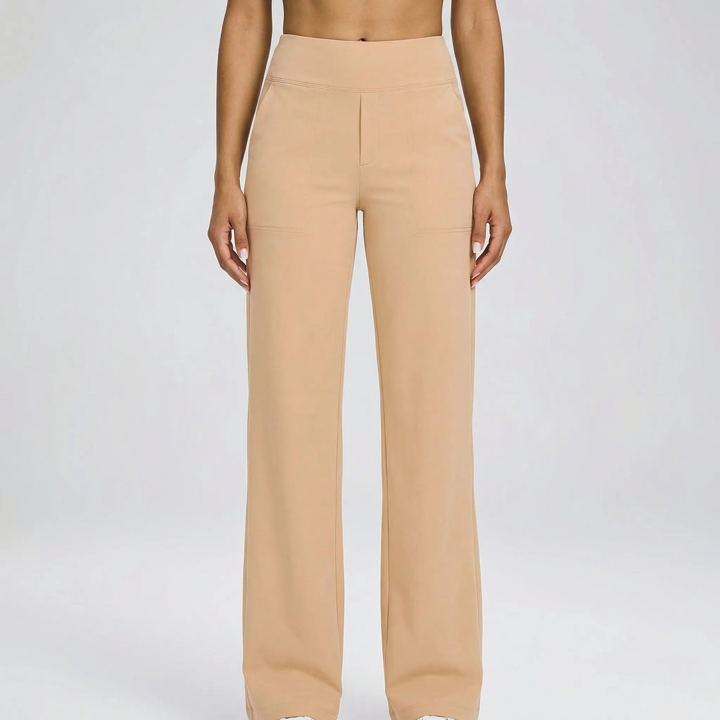 Clarixa | High-Waist Straight-Leg Trousers