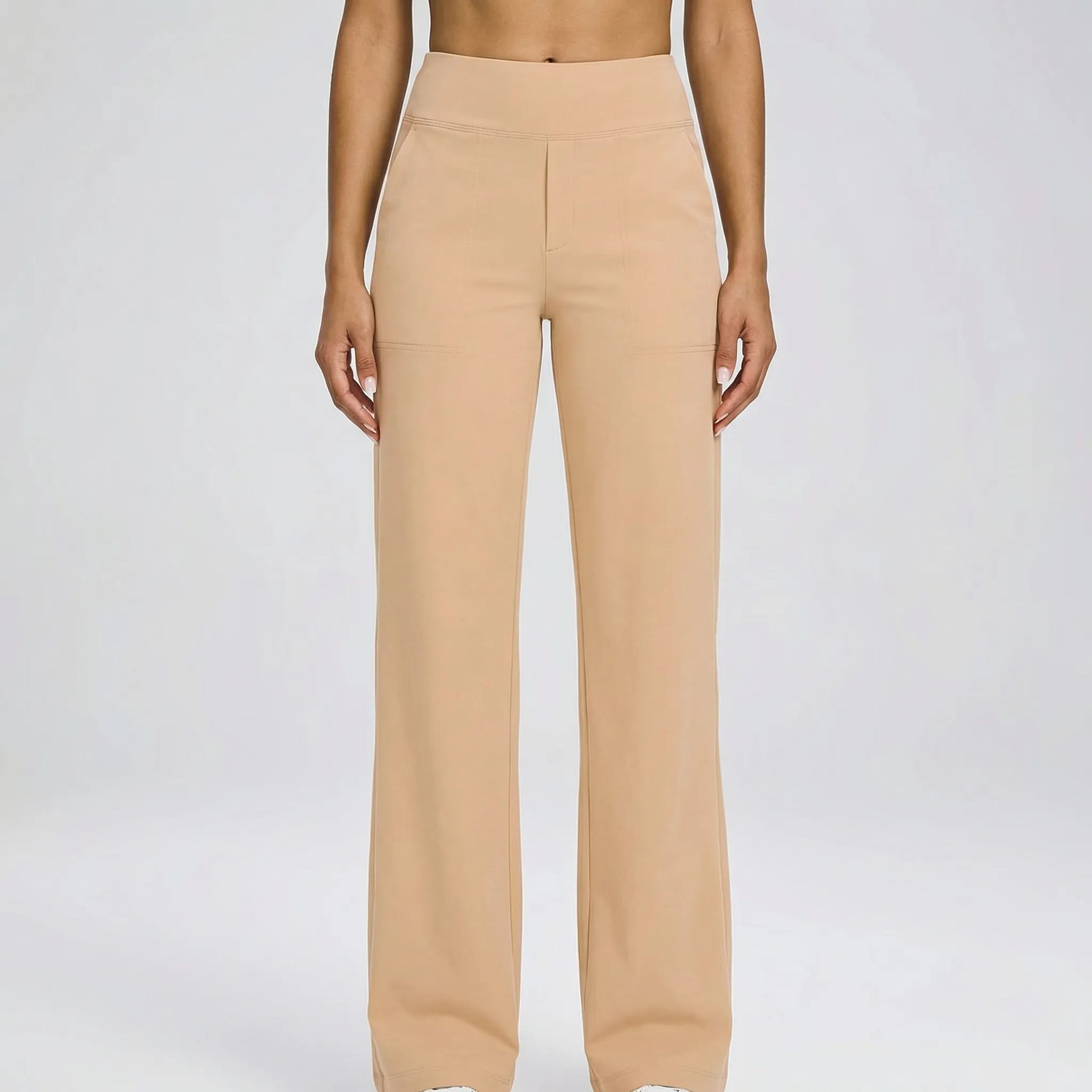 Clarixa | High-Waist Straight-Leg Trousers