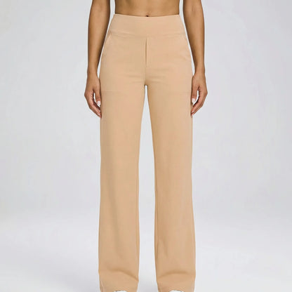Clarixa | High-Waist Straight-Leg Trousers
