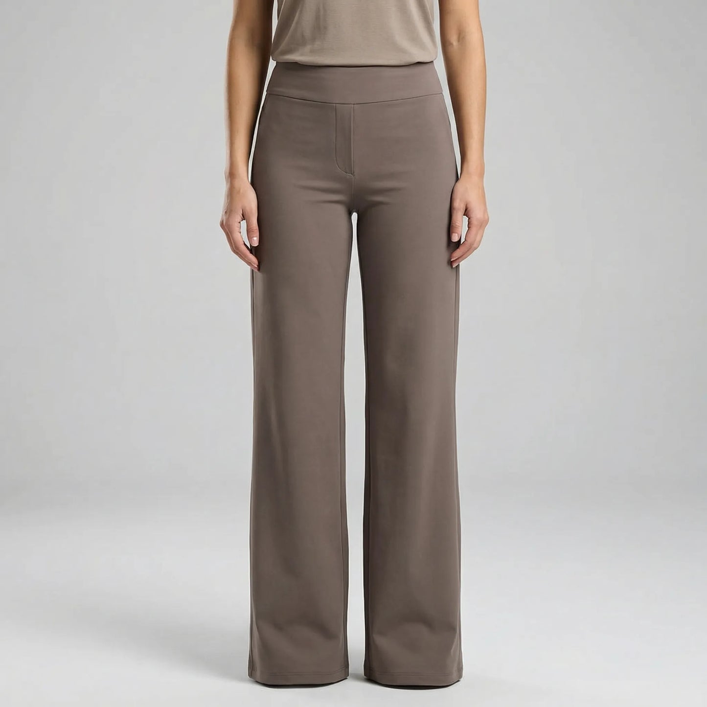 Clarixa | High-Waist Straight-Leg Trousers