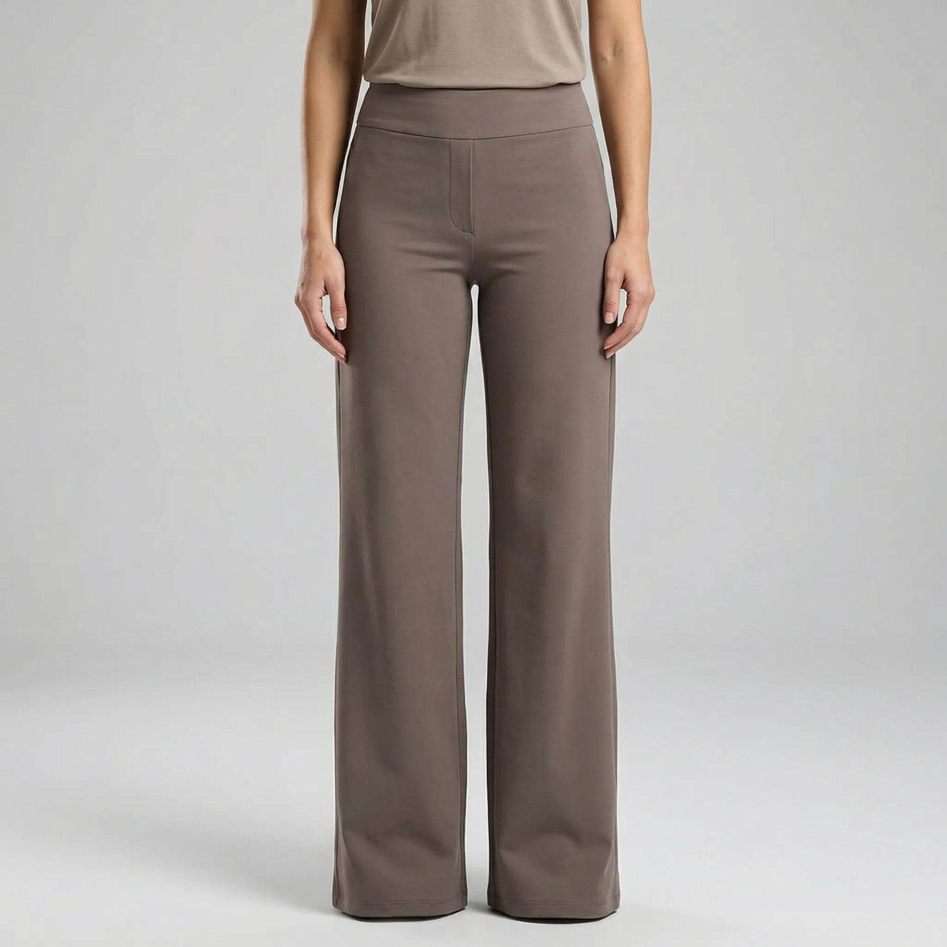 Clarixa | High-Waist Straight-Leg Trousers